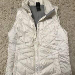 White North Face Vest - White